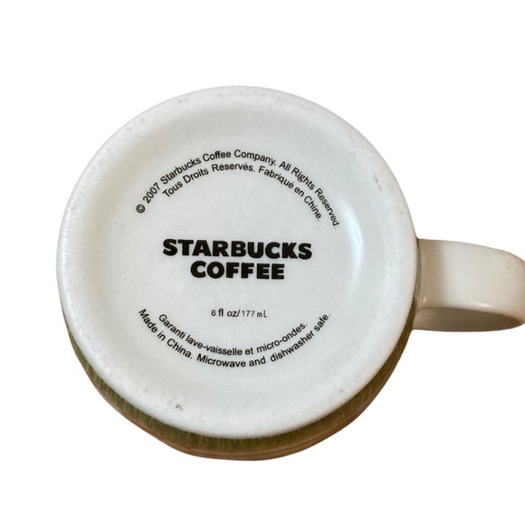 Starbucks 2007 Smaller 6 Fl Oz Spring Bunny Egg Basket Easter Mugs Cups Set of 3 - Picture 10 of 10